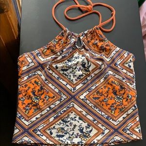 Halter crop top